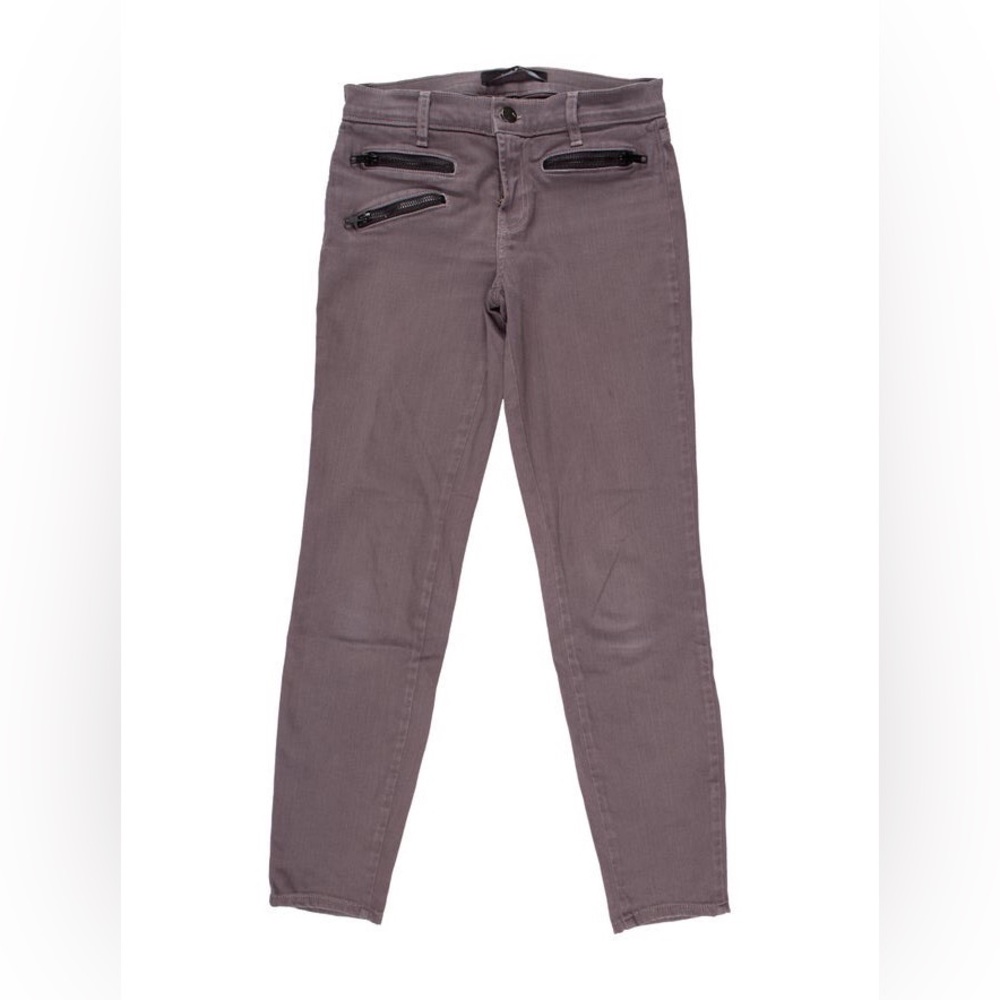 J Brand Mid-Rise Gray Skinny Jeans Size XS US 25